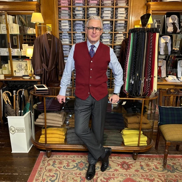 Knitted Waistcoat - Image 6