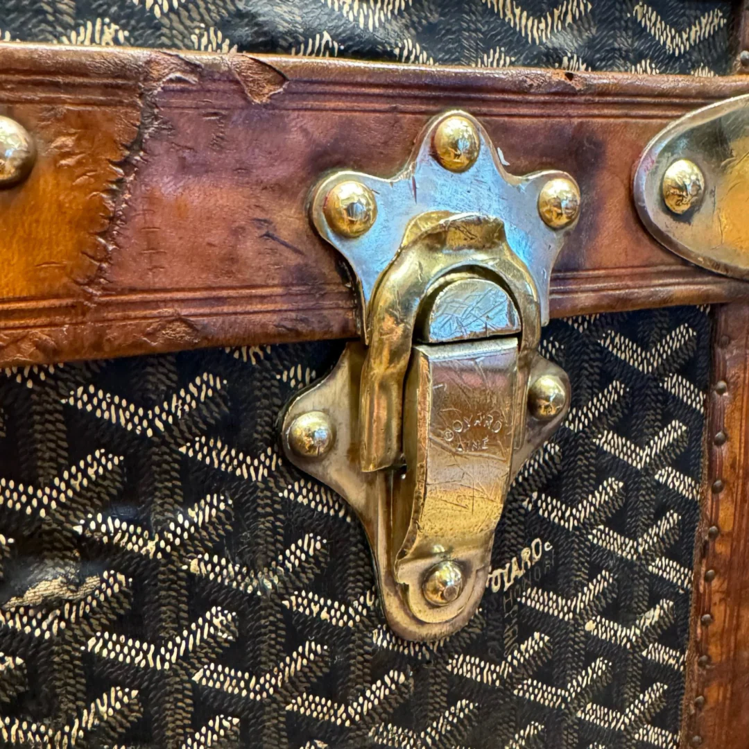 114year old Goyard trunk - Image 5