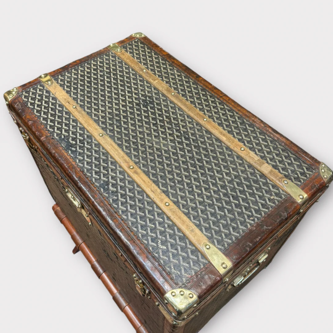 114year old Goyard trunk - Image 6